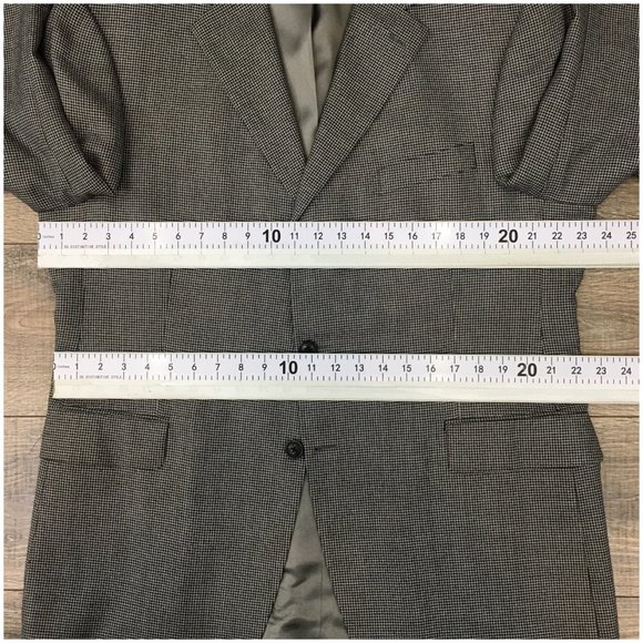 Arnold Brant Mens Blazer Sport Coat Casual‎ Jacket Size 44R Wool Bamboo Suit - Picture 11 of 13